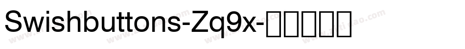 Swishbuttons-Zq9x字体转换