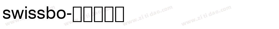 swissbo字体转换