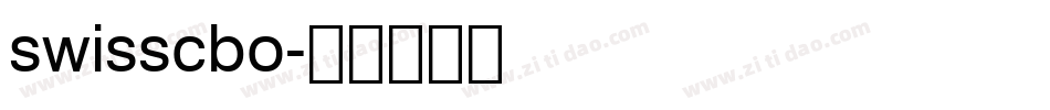 swisscbo字体转换