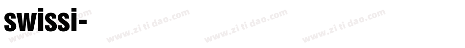 swissi字体转换