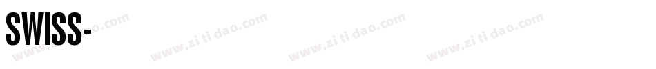 SWISS字体转换