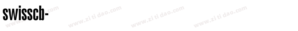 swisscb字体转换