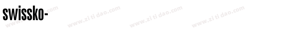 swissko字体转换