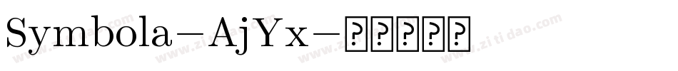 Symbola-AjYx字体转换