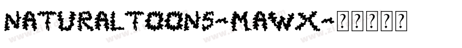 NaturalToons-MaWx字体转换