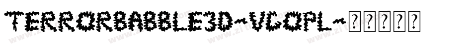 TerrorBabble3D-VGOpl字体转换