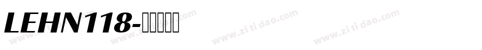 LEHN118字体转换