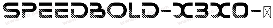 Speedbold-x3x0字体转换 Speedbold-x3x0字体转换