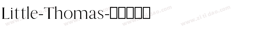 Little-Thomas字体转换