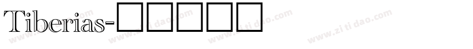 Tiberias字体转换