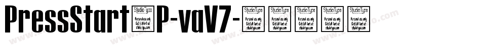 PressStart2P-vaV7字体转换