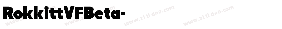RokkittVFBeta字体转换
