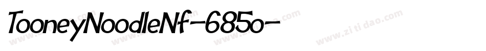 TooneyNoodleNf-685o字体转换