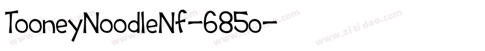 TooneyNoodleNf-685o字体转换