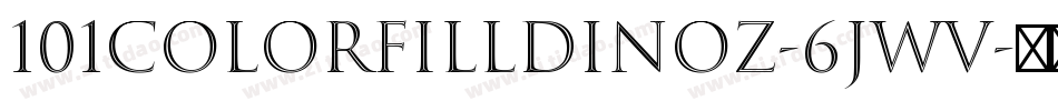 101ColorFillDinoz-6jwv字体转换