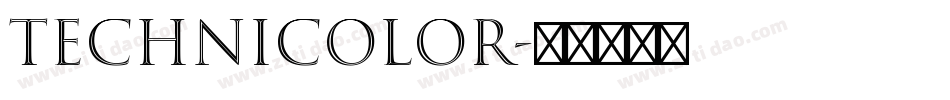 Technicolor字体转换