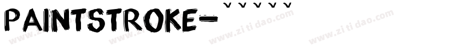 PaintStroke字体转换