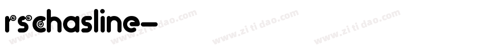 RSChasline字体转换