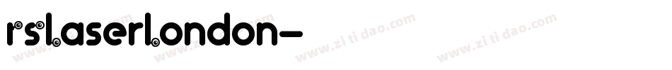 RSLaserLondon字体转换