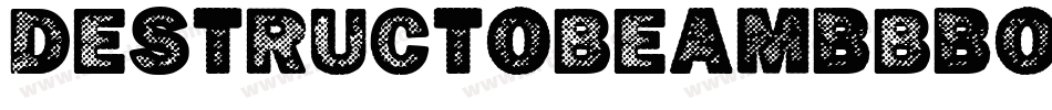 DestructobeamBbBold-5GG字体转换