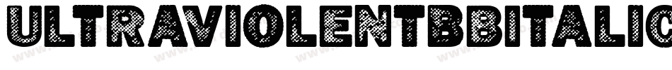UltraviolentBbItalic-89n字体转换