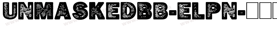 UnmaskedBb-Elpn字体转换
