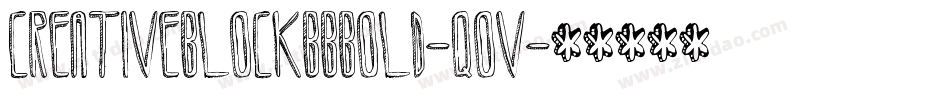 CreativeblockBbBold-qOV字体转换