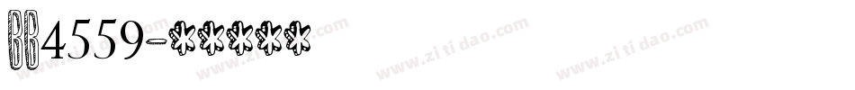 bb4559字体转换