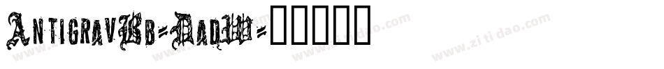 AntigravBb-DadW字体转换