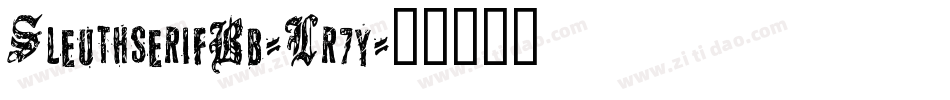 SleuthserifBb-Lr7y字体转换