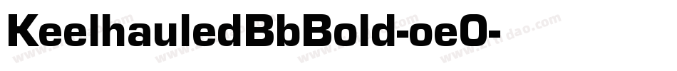 KeelhauledBbBold-oe0字体转换