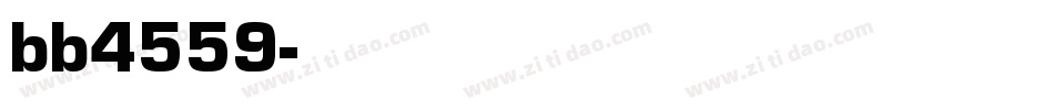 bb4559字体转换