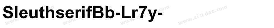 SleuthserifBb-Lr7y字体转换