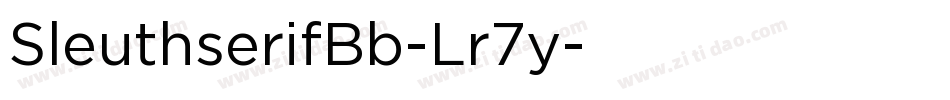 SleuthserifBb-Lr7y字体转换