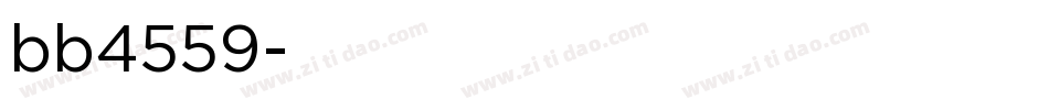 bb4559字体转换