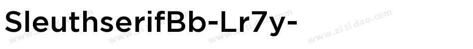SleuthserifBb-Lr7y字体转换
