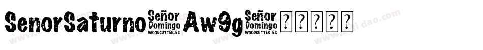 SenorSaturno-Aw9g字体转换