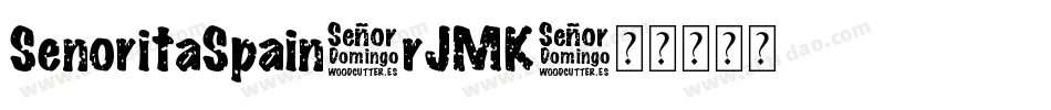 SenoritaSpain-rJMK字体转换