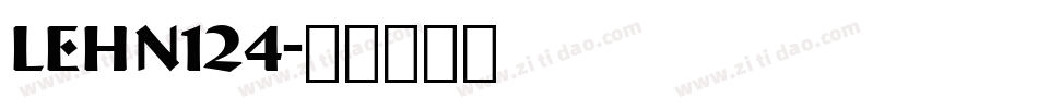 LEHN124字体转换