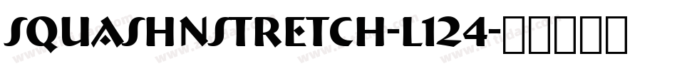 SquashNStretch-L124字体转换