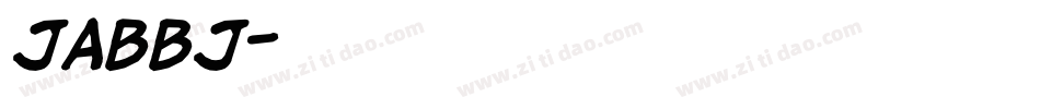 JABBJ字体转换