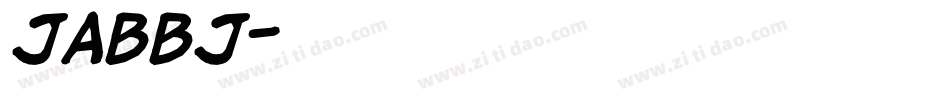 JABBJ字体转换