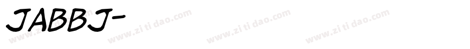 JABBJ字体转换