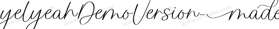 yelyeahDemoVersion字体转换