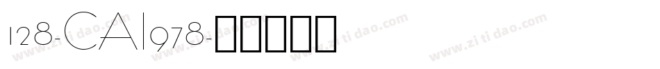 128-CAI978字体转换