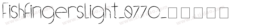 FishfingersLight-077o字体转换