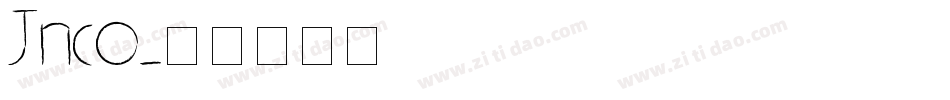 Jnco字体转换