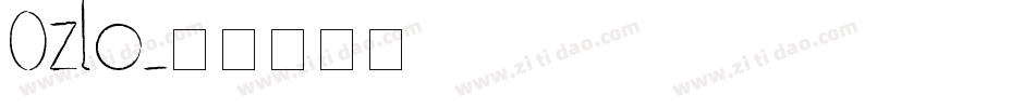 Ozlo字体转换