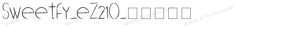 Sweetfy-eZ21O字体转换