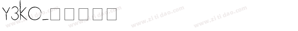 y3ko字体转换